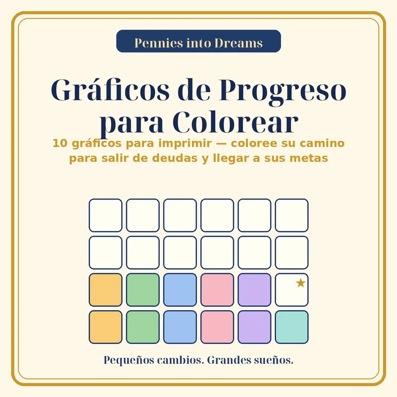 Gráficos de Progreso para Colorear