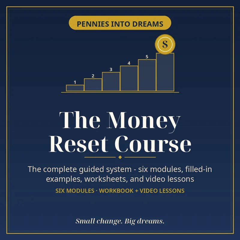 Free Note Value Chart Pennies into Dreams — Budget Planners, Debt Trackers & Credit Guides