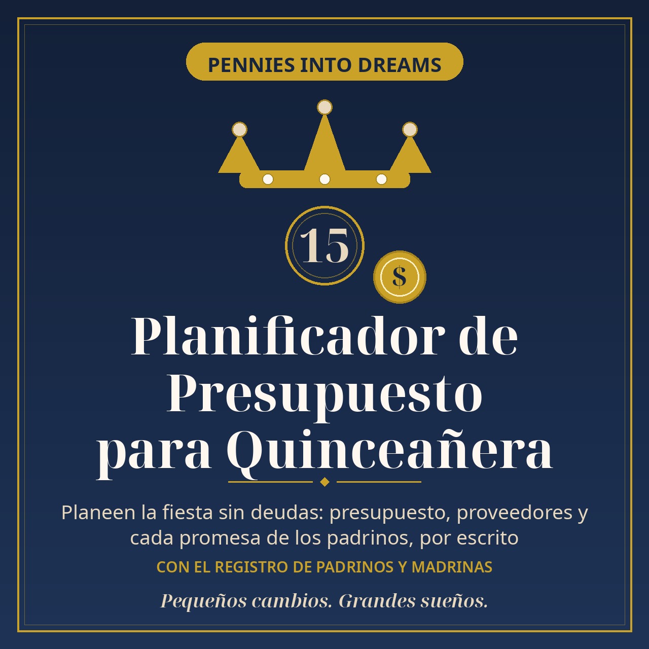 Planificador de Presupuesto para Quinceañera