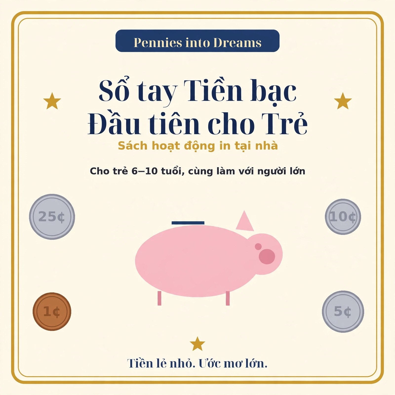 Sổ tay Tiền bạc Đầu tiên cho Trẻ